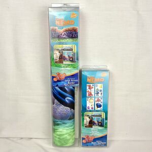 Disney Pixar Finding Nemo Removable 17.25” Pre-Pasted Border & Stickers New
